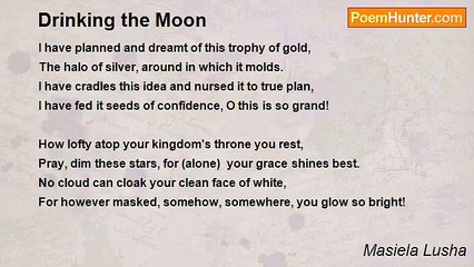 Masiela Lusha - Drinking the Moon