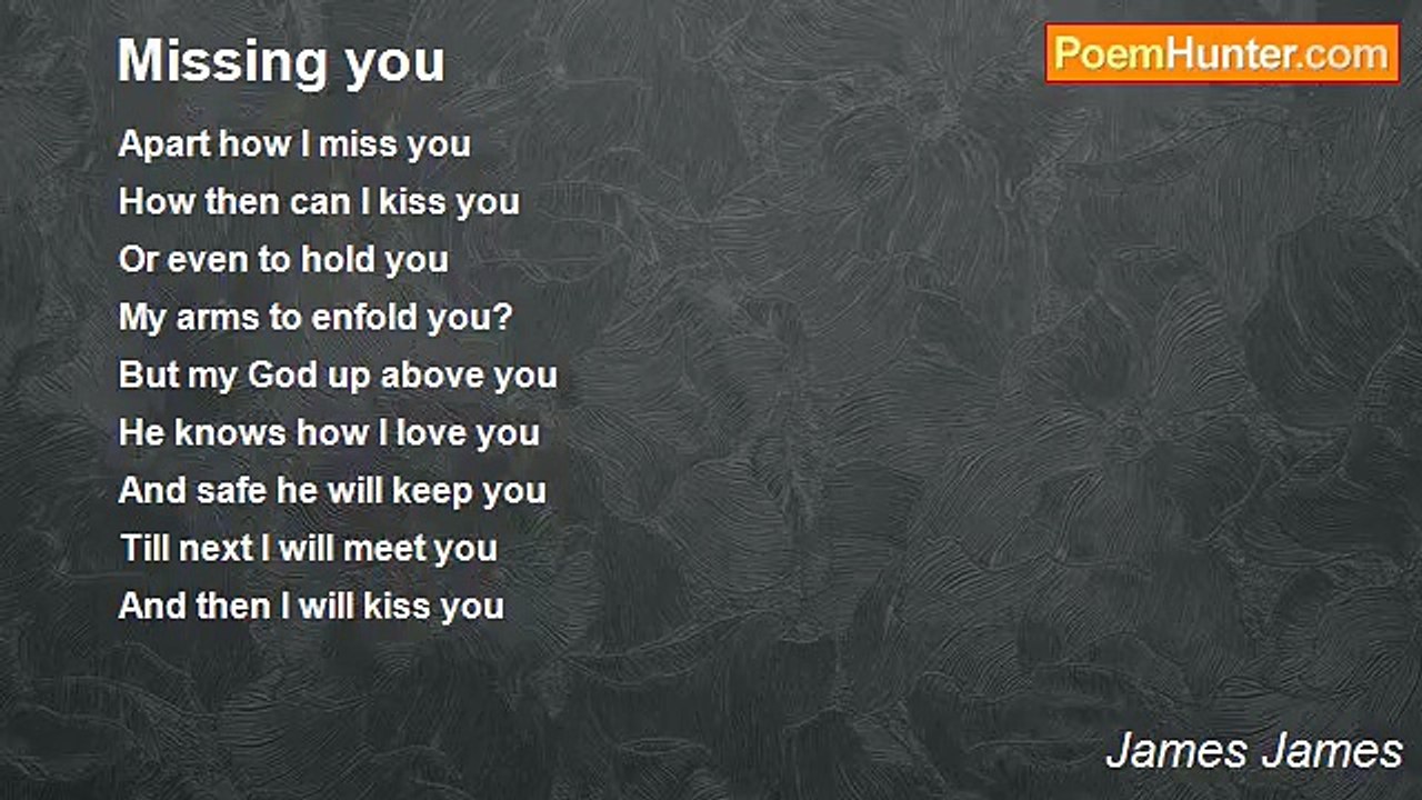 James James - Missing you