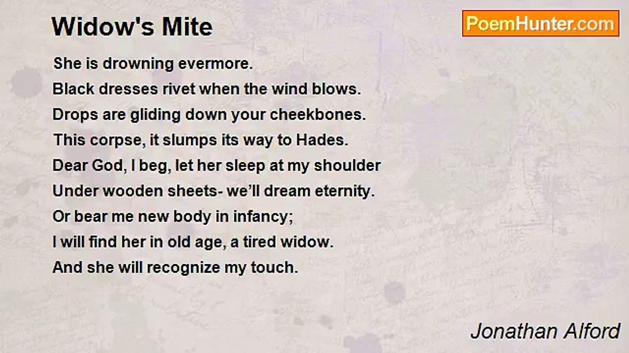 Jonathan Alford - Widow's Mite