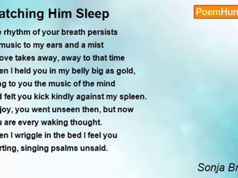Sonja Broderick - Watching Him Sleep