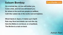 Ashish Ram - Salaam Bombay