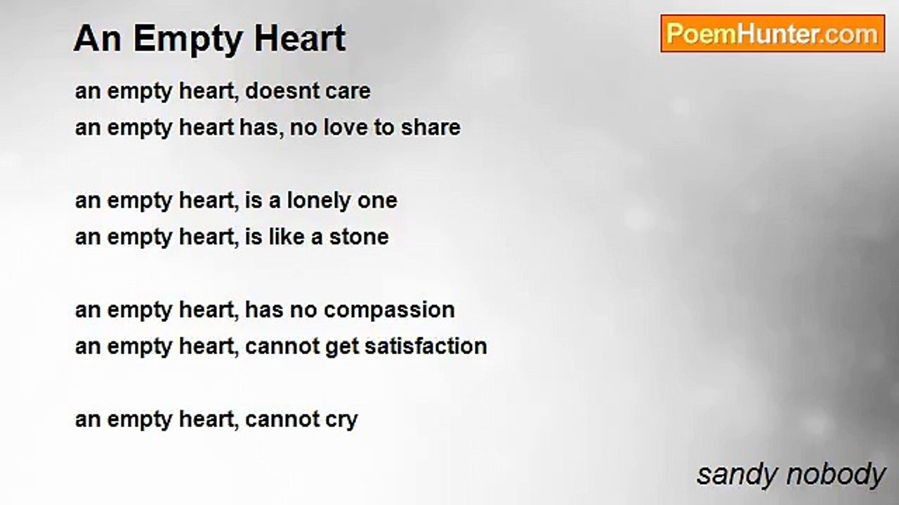 sandy nobody - An Empty Heart