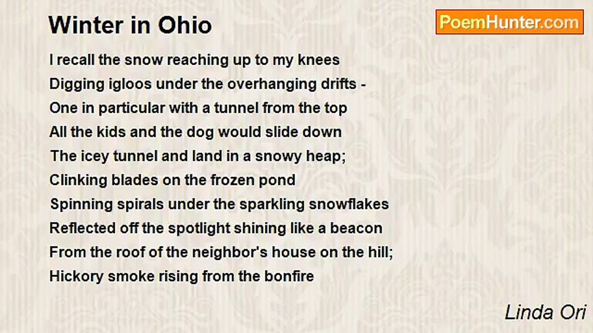 ⁣Linda Ori - Winter in Ohio