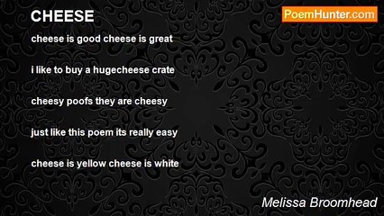 Melissa Broomhead - CHEESE