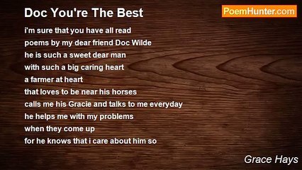 Grace Hays - Doc You're The Best