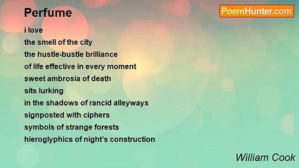 William Cook - Perfume