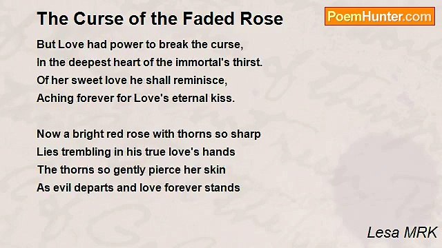 Lesa MRK - The Curse of the Faded Rose