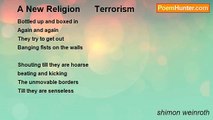 shimon weinroth - A New Religion      Terrorism