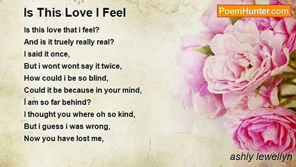 ashly lewellyn - Is This Love I Feel