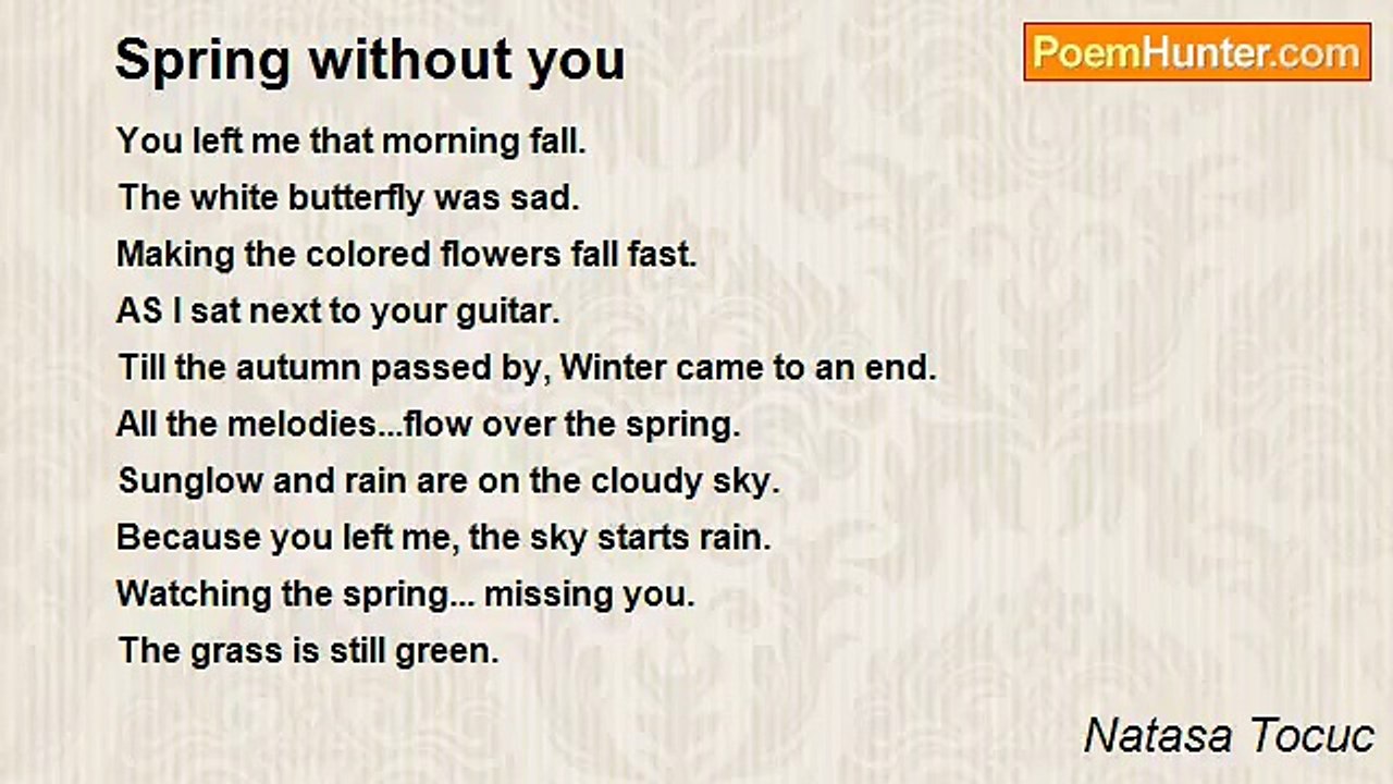 Natasa Tocuc - Spring without you