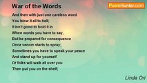 Linda Ori - War of the Words