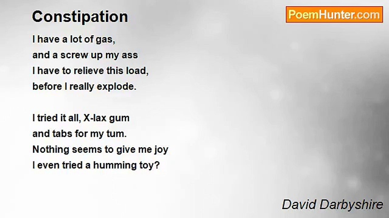 David Darbyshire - Constipation