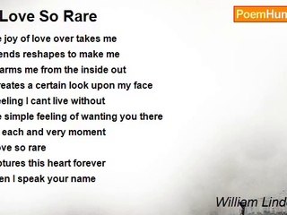 William Lindenmuth - A Love So Rare