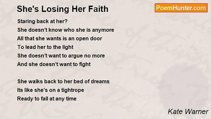 Kate Warner - She's Losing Her Faith