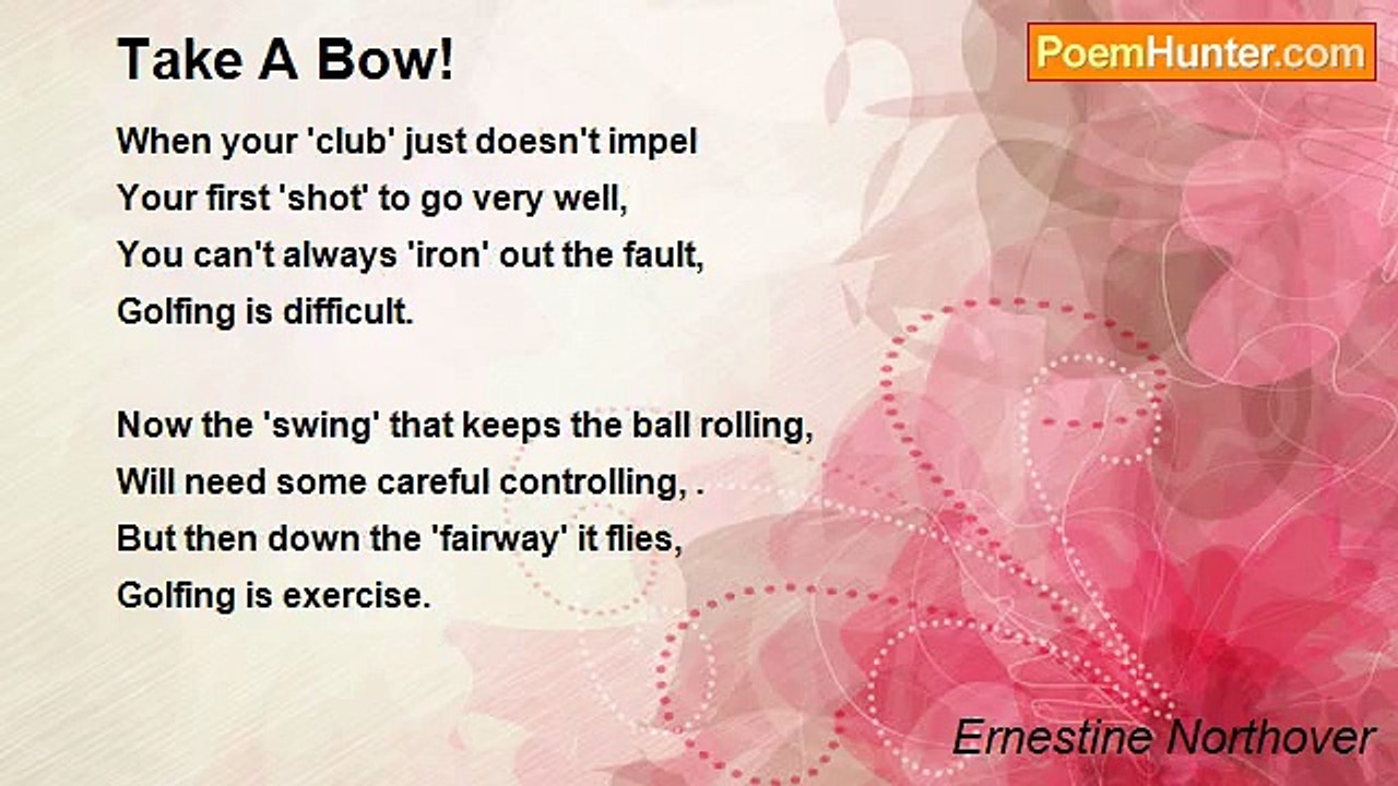 Ernestine Northover - Take A Bow!