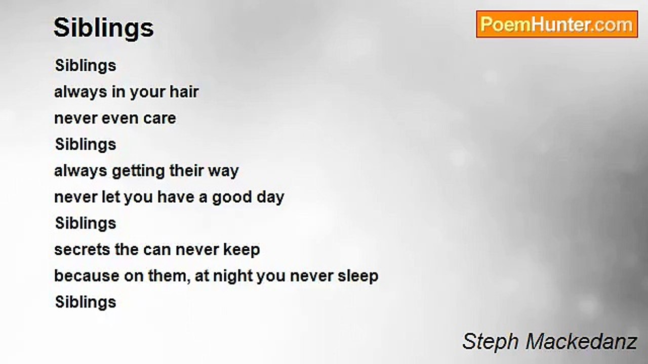 Steph Mackedanz - Siblings