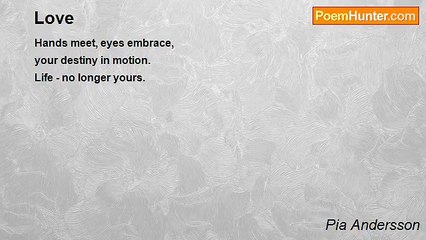Pia Andersson - Love