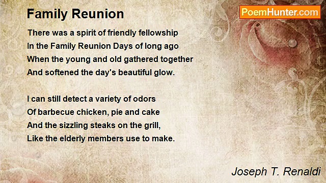 Joseph T. Renaldi – Family Reunion