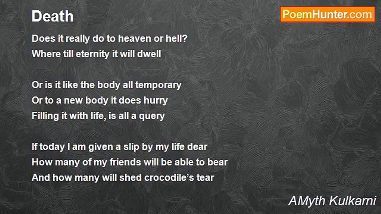 AMyth Kulkarni - Death