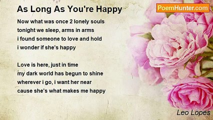Leo Lopes - As Long As You're Happy