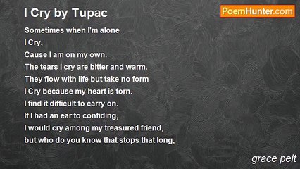 grace pelt - I Cry by Tupac