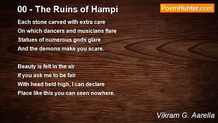 Vikram G. Aarella - 00 - The Ruins of Hampi