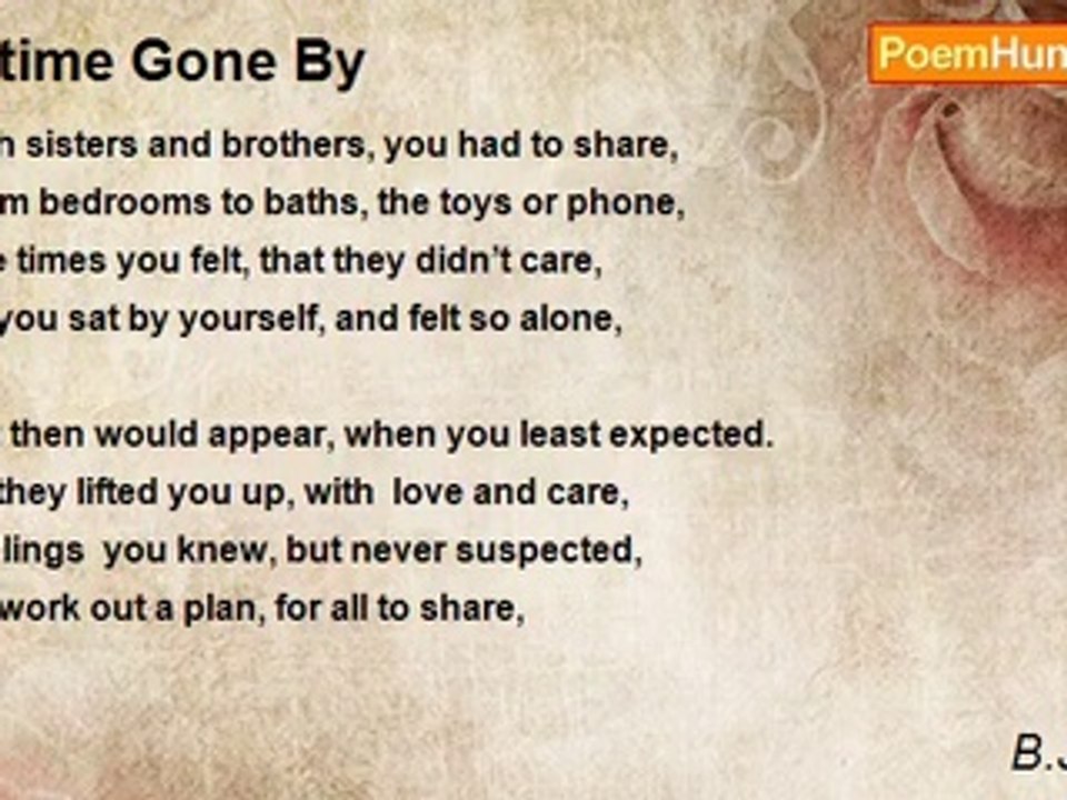 B.J. Ayers - A time Gone By