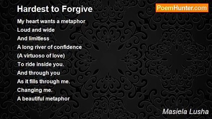 Masiela Lusha - Hardest to Forgive