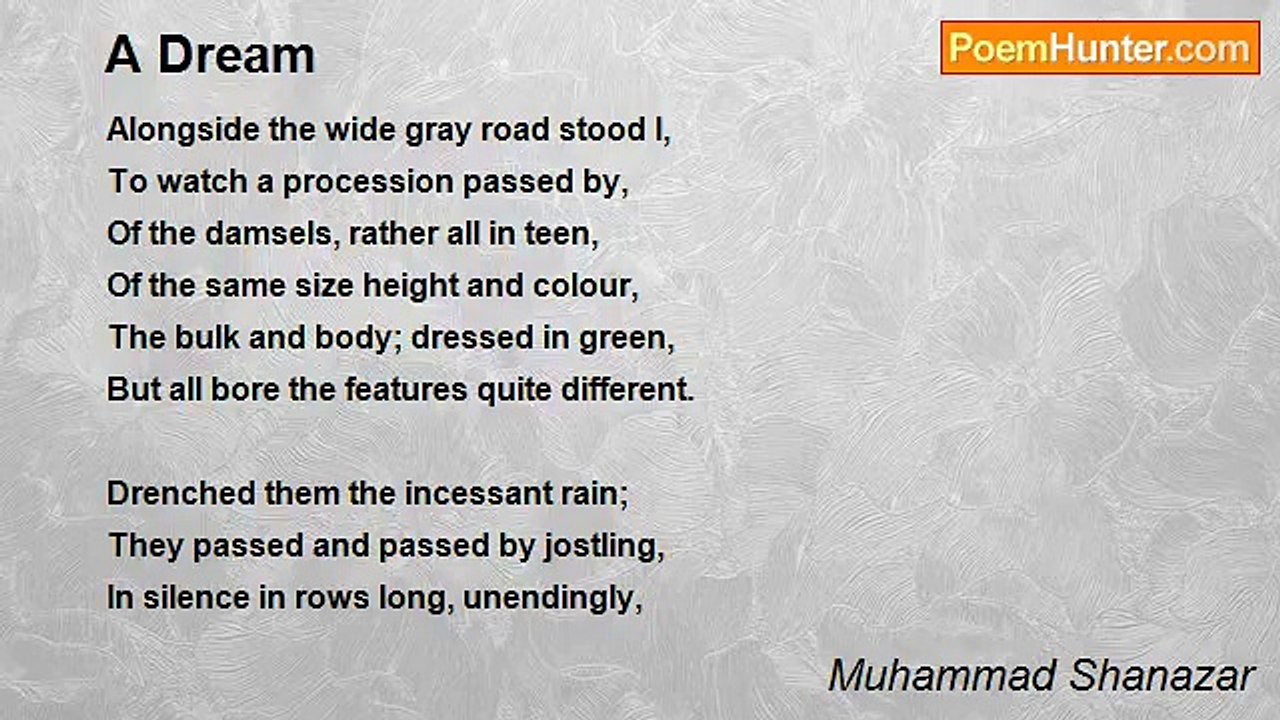 Muhammad Shanazar - A Dream