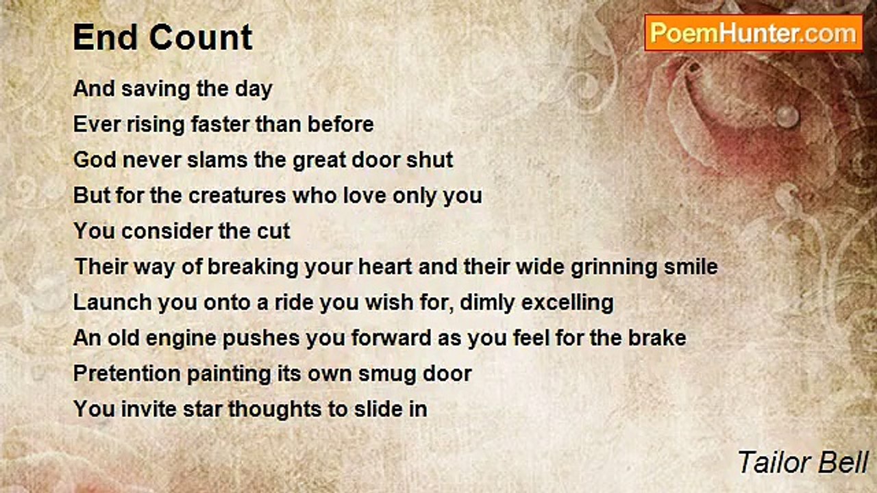 Tailor Bell - End Count
