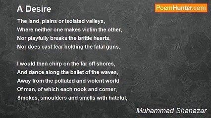 Muhammad Shanazar - A Desire