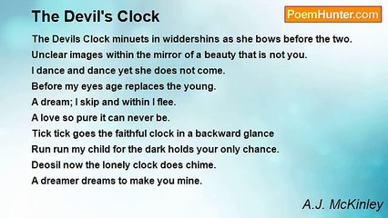 A.J. McKinley - The Devil's Clock