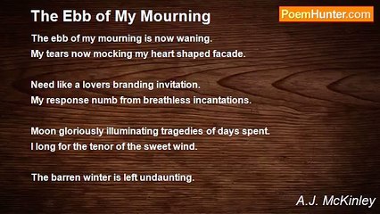 A.J. McKinley - The Ebb of My Mourning