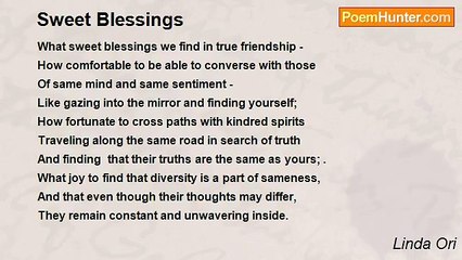 Linda Ori - Sweet Blessings