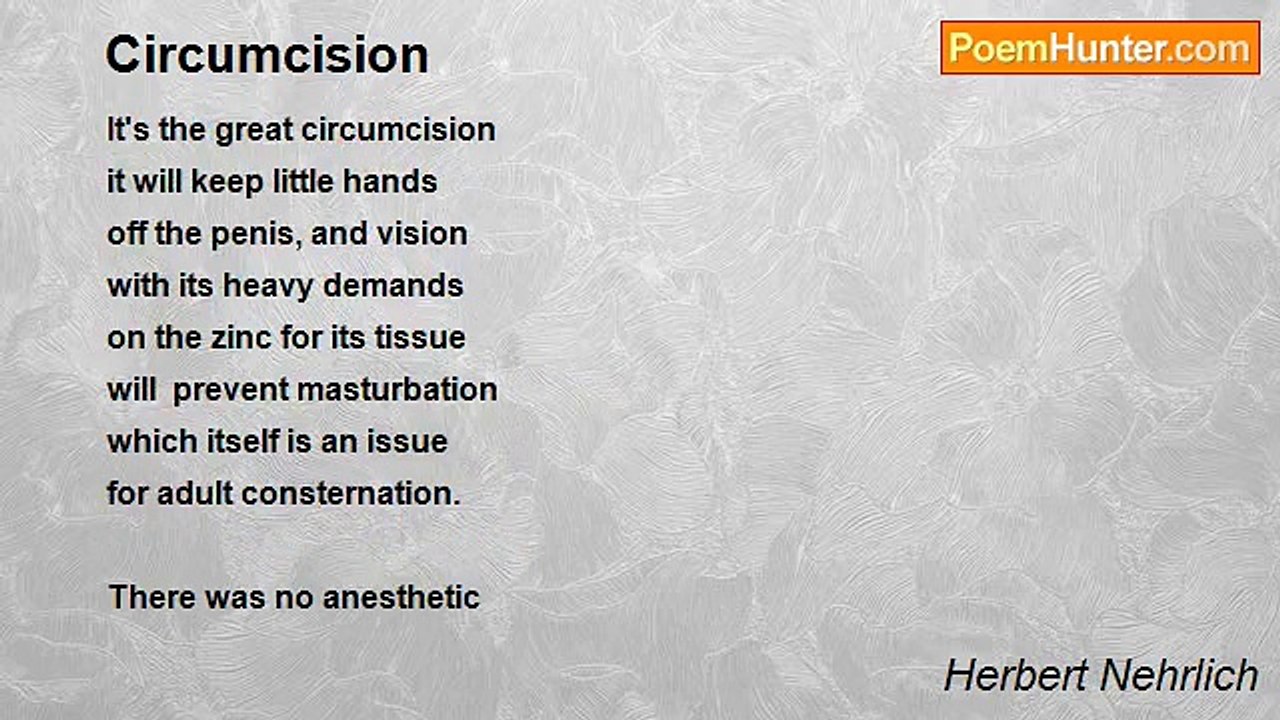 Herbert Nehrlich - Circumcision