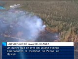 Nuevo flujo de lava del volcán Kilauea
