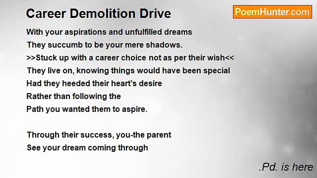 .Pd. is here - Career Demolition Drive