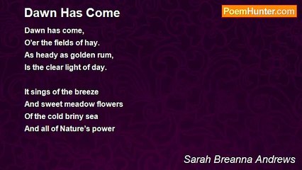 Sarah Breanna Andrews - Dawn Has Come
