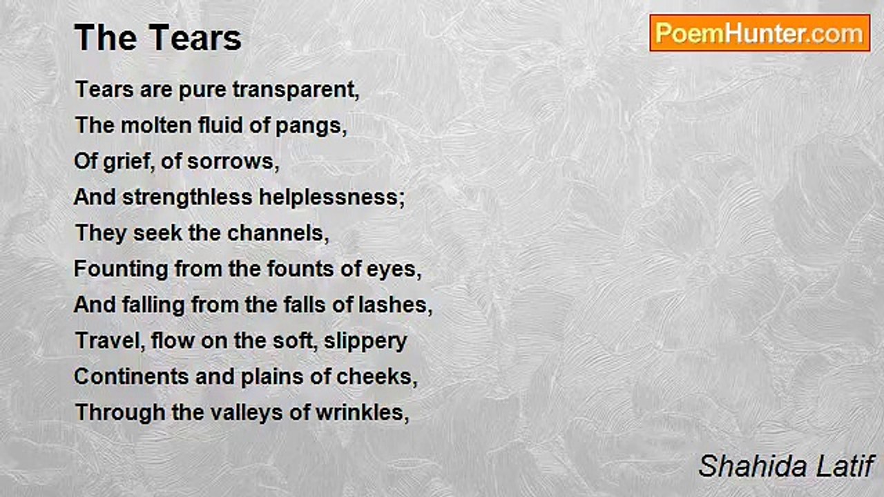 Shahida Latif - The Tears