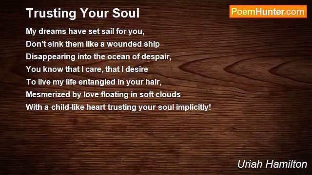 Uriah Hamilton - Trusting Your Soul