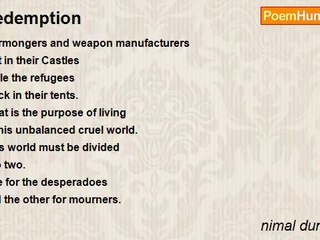 nimal dunuhinga - Redemption