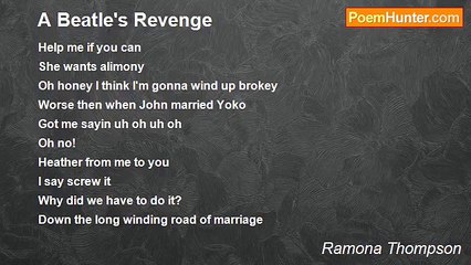 Ramona Thompson - A Beatle's Revenge