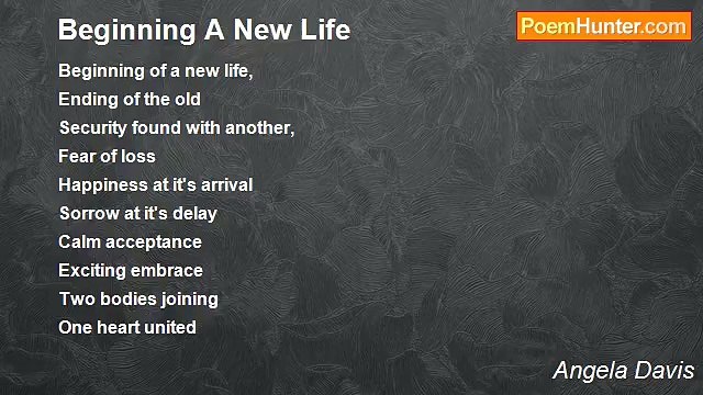 Angela Davis - Beginning A New Life