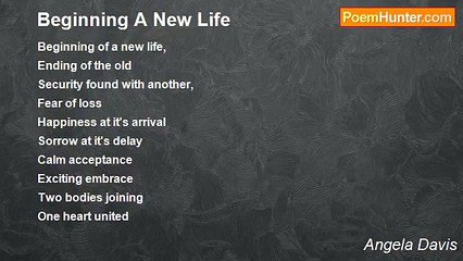 Angela Davis - Beginning A New Life