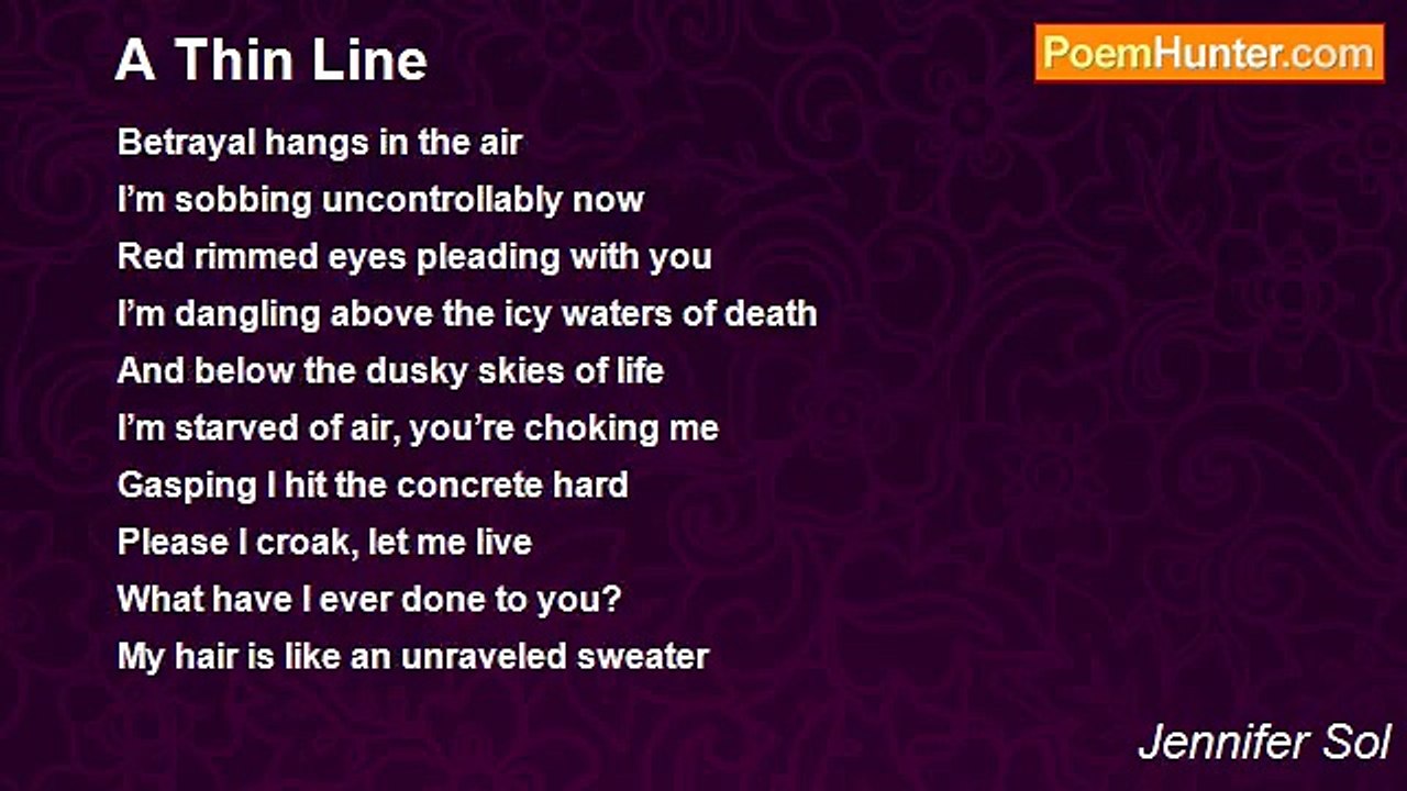 Jennifer Sol - A Thin Line