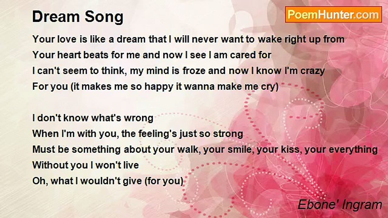 Ebone' Ingram - Dream Song