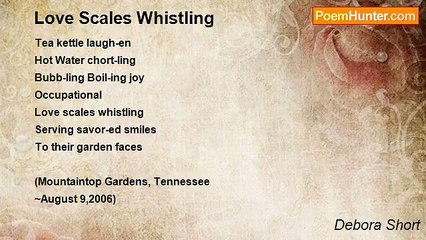 Debora Short - Love Scales Whistling