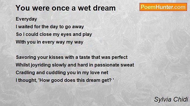 Sylvia Chidi - You were once a wet dream