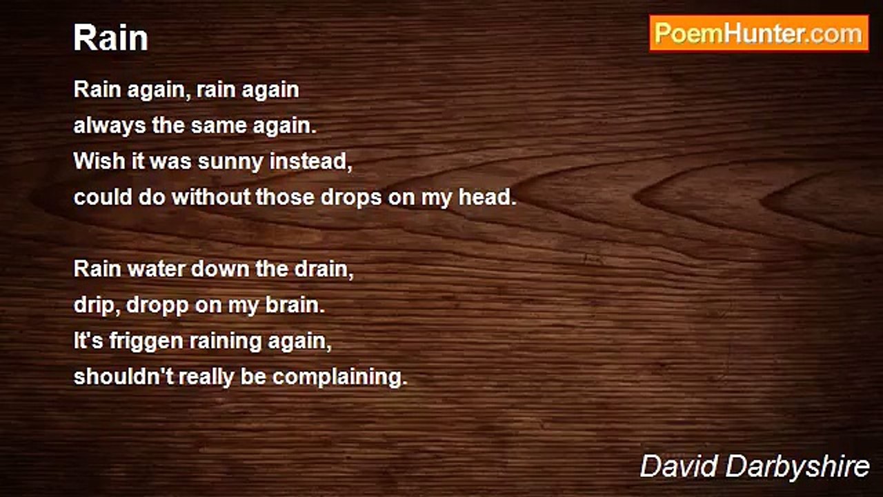David Darbyshire - Rain