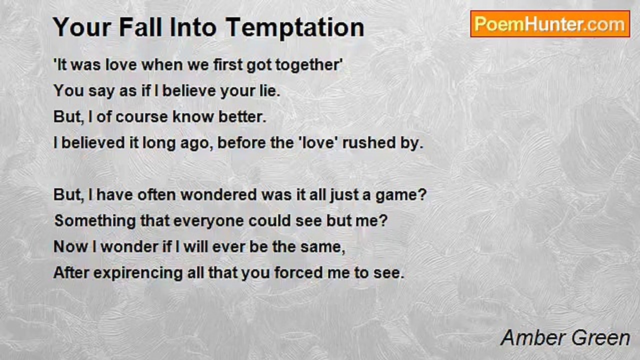 Amber Green - Your Fall Into Temptation